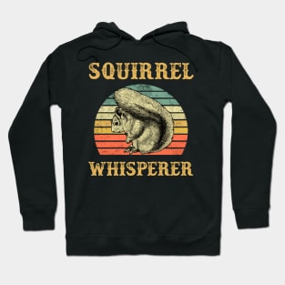 Squirrel Squirrel Whisperer Lover Retro Hoodie